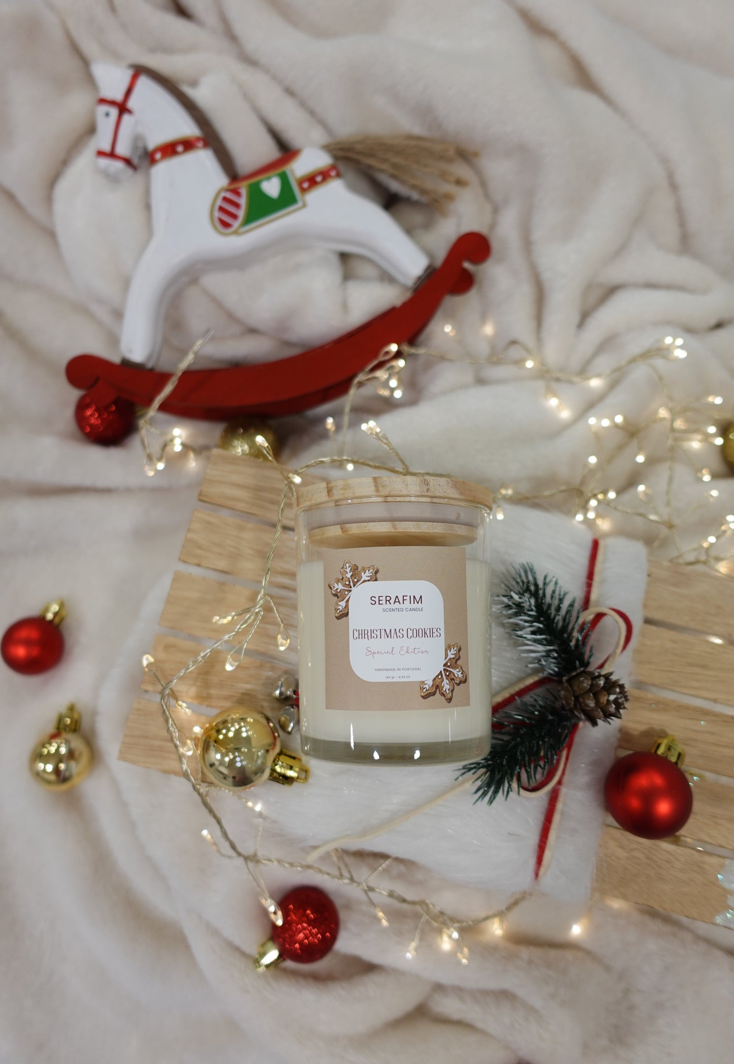 Vela Aromática 140gr Bolachas de Natal
