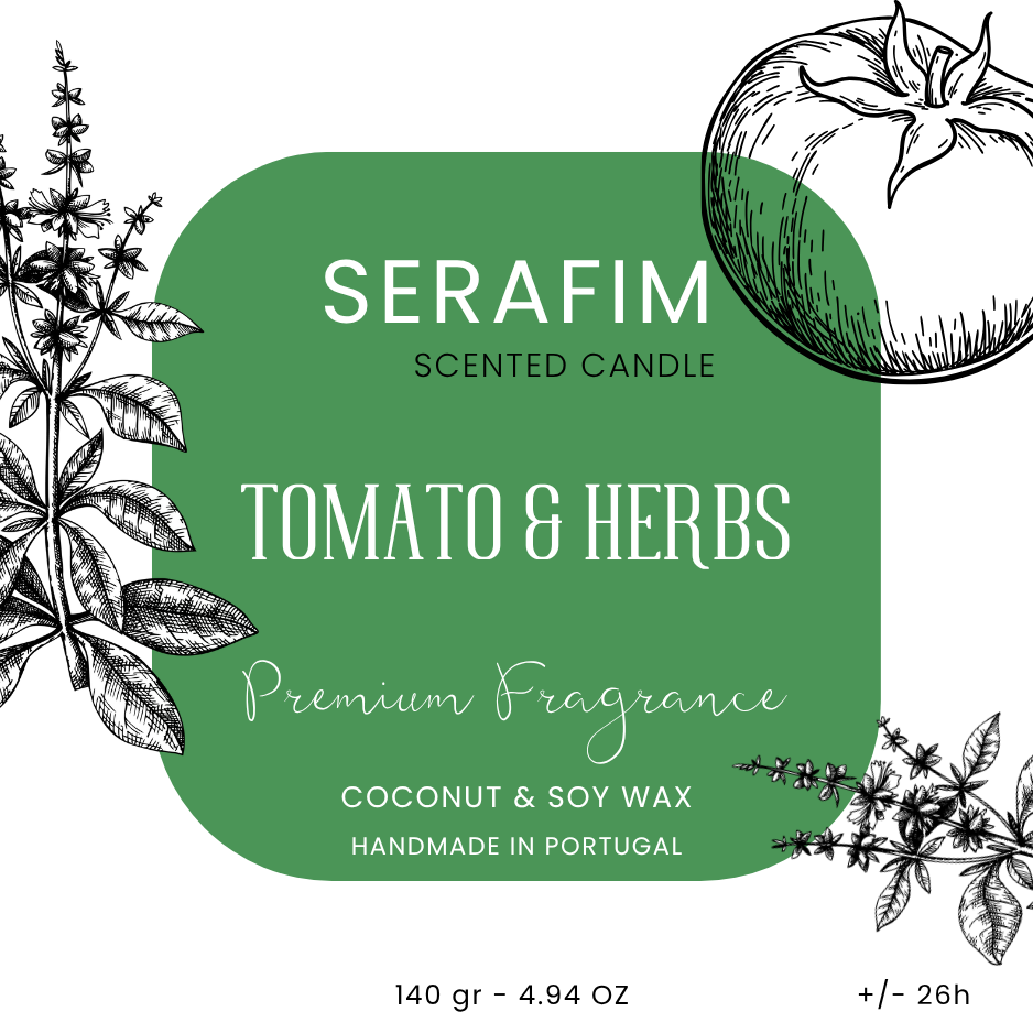 Vela Aromática 140gr Tomate & Ervas