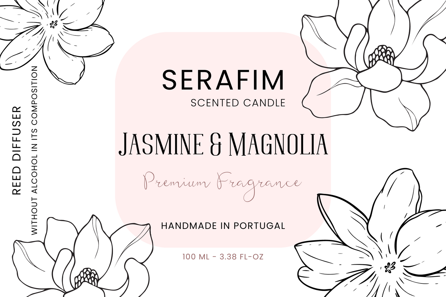 Difusor de Varetas Jasmim e Magnólia