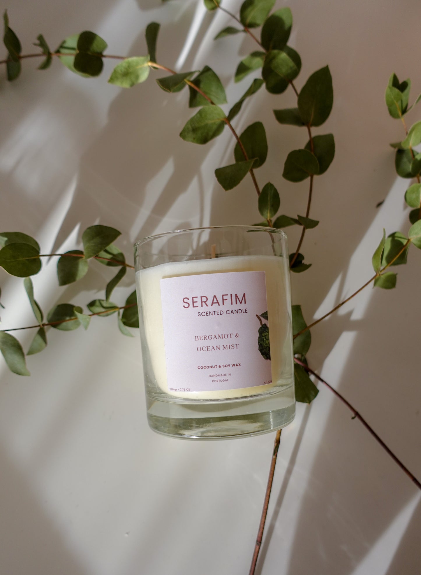 Vela Aromática 220gr Bergamota & Névoa do Oceano
