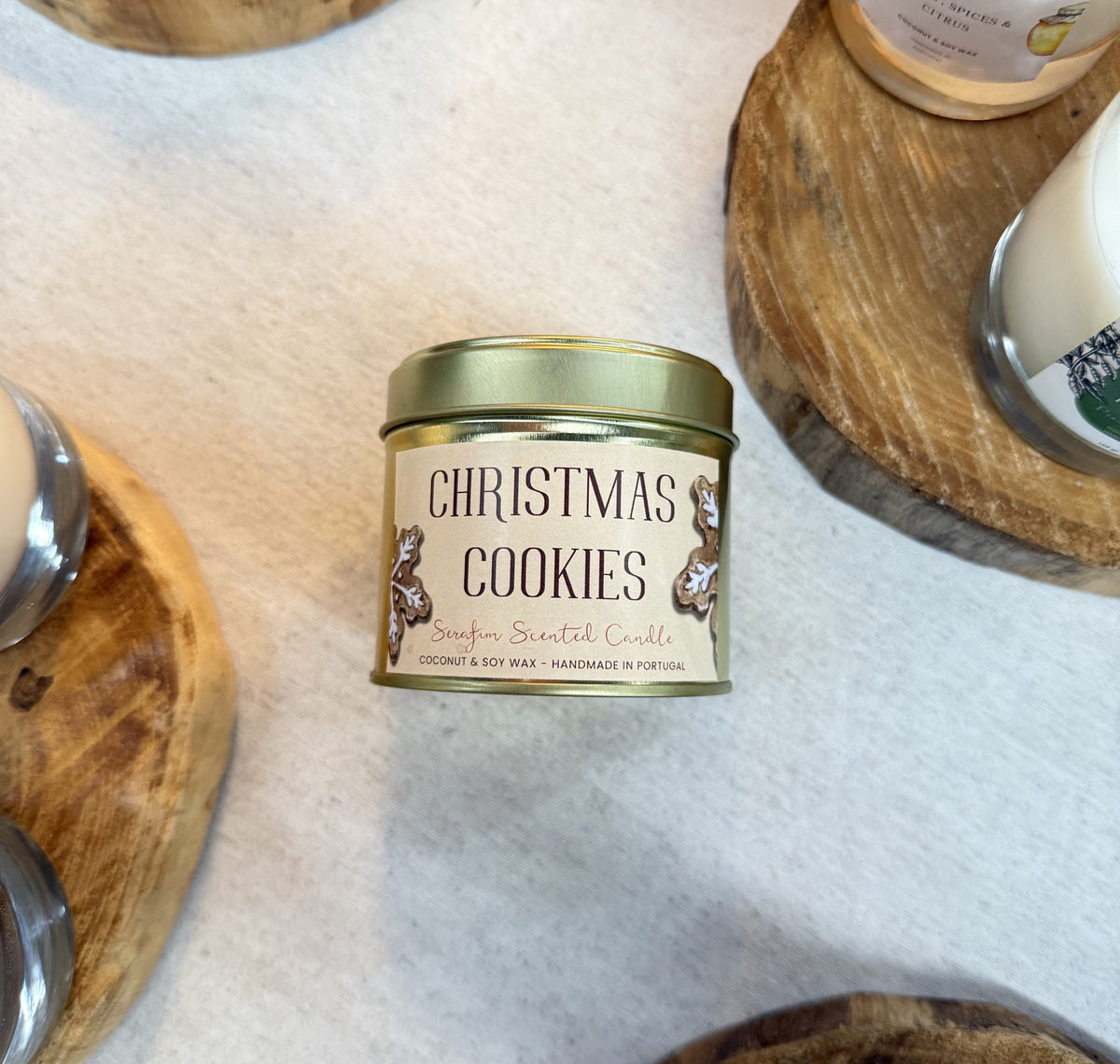 Vela Aromática em lata 220gr Christmas Cookies