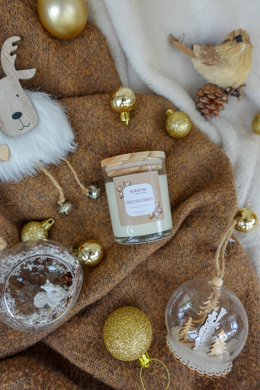 Velas aromáticas da coleção de Natal
