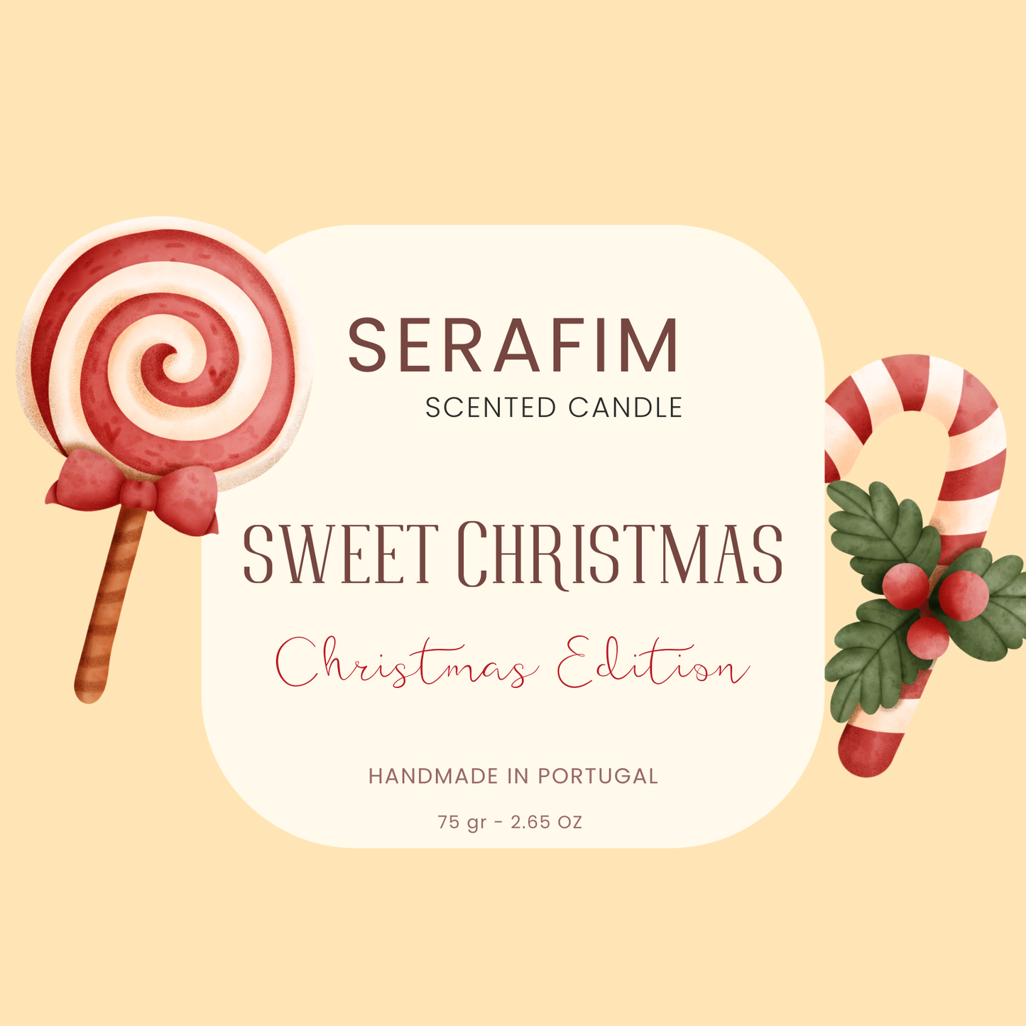 Vela Aromática em lata 220gr Sweet Christmas