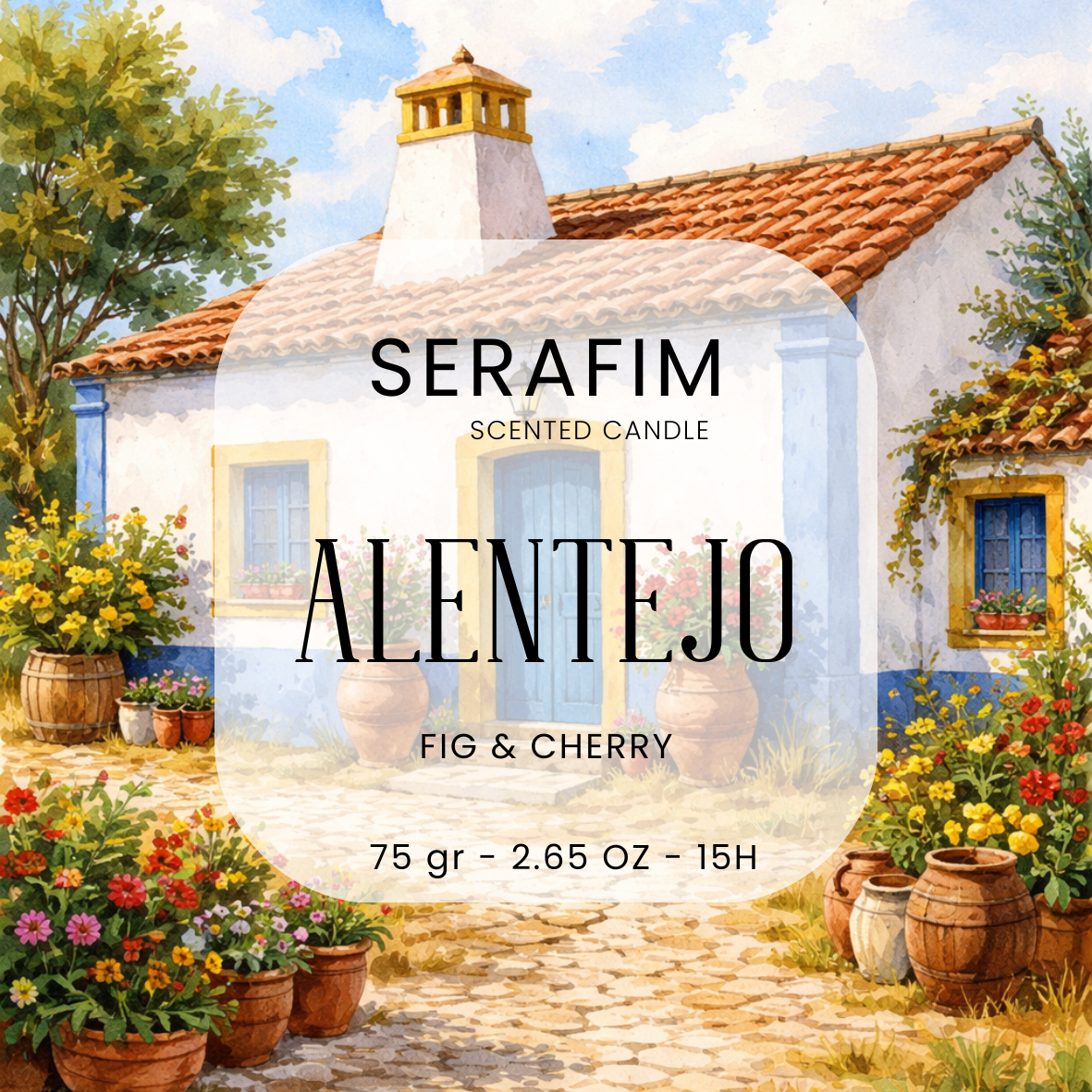 Vela aromática 75gr Alentejo