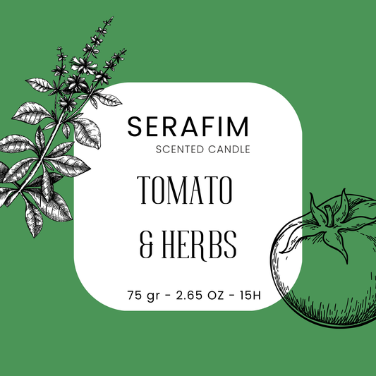 Vela Aromática 75gr Tomate e Ervas