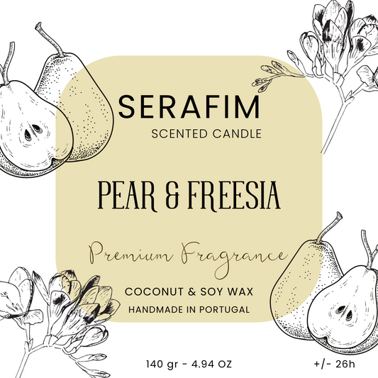 Vela Aromática 140gr Pêra & Frésia