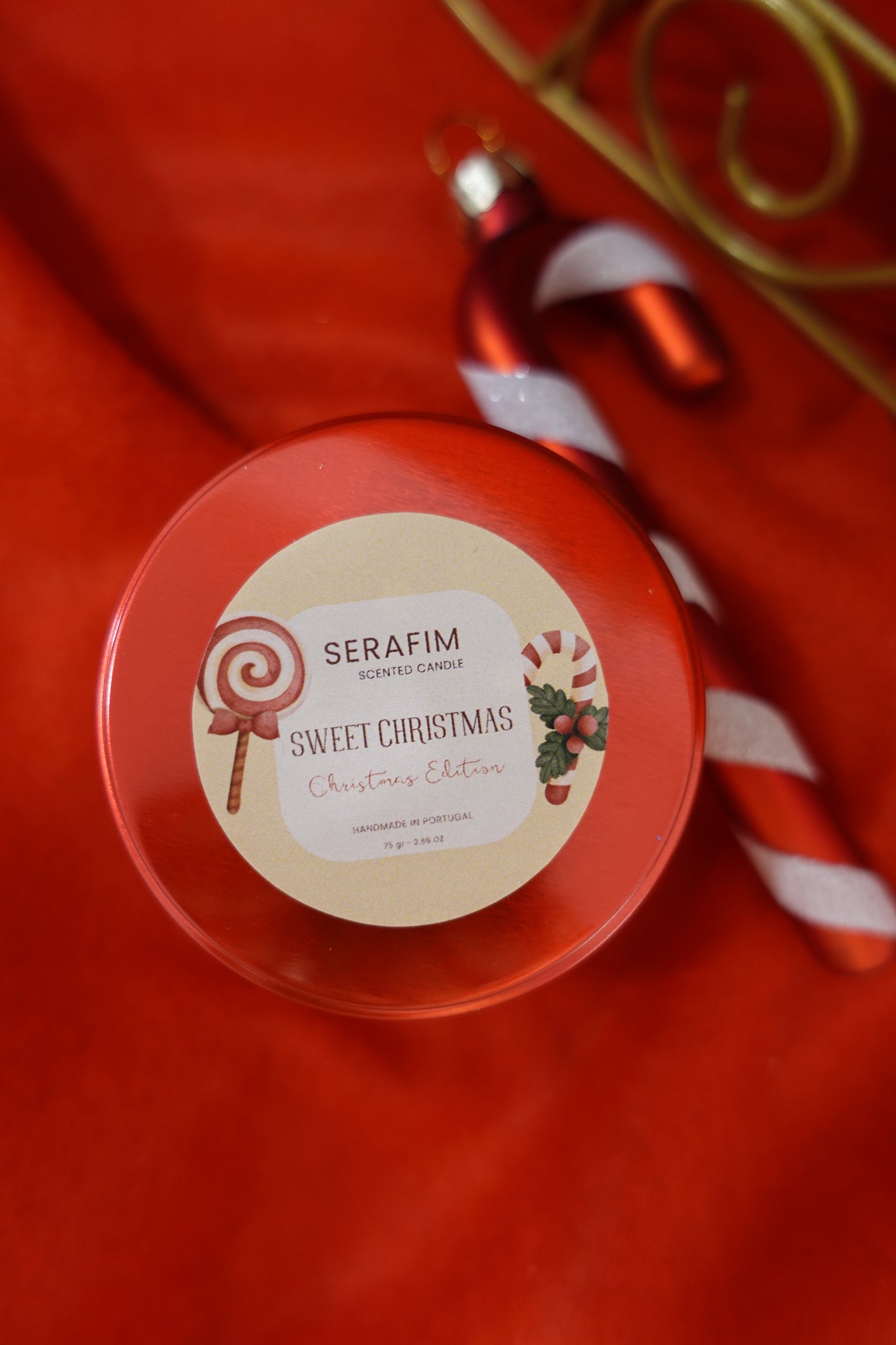 Vela Aromática em lata 75gr Sweet Christmas