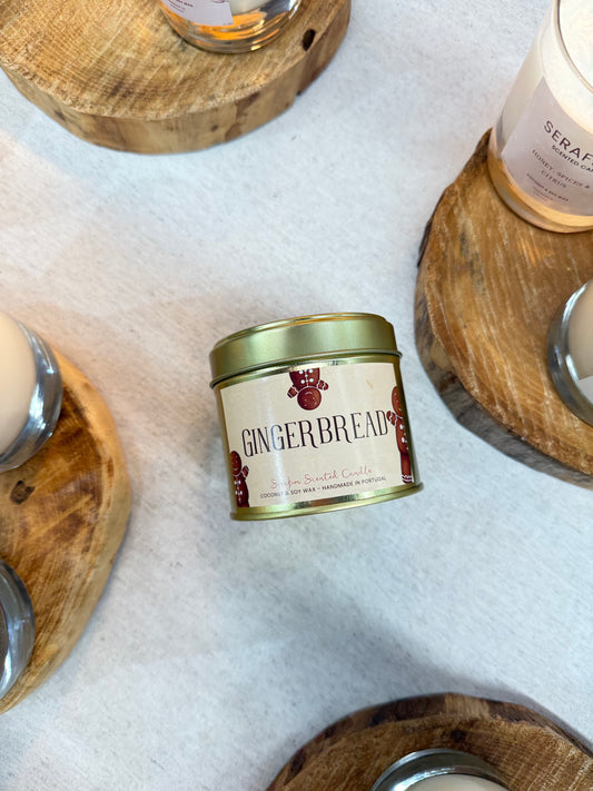 Vela Aromática em lata 220gr Gingerbread
