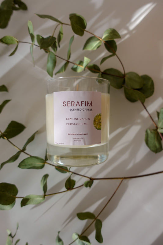 Vela Aromática 140gr Erva-príncipe & Lima Persa