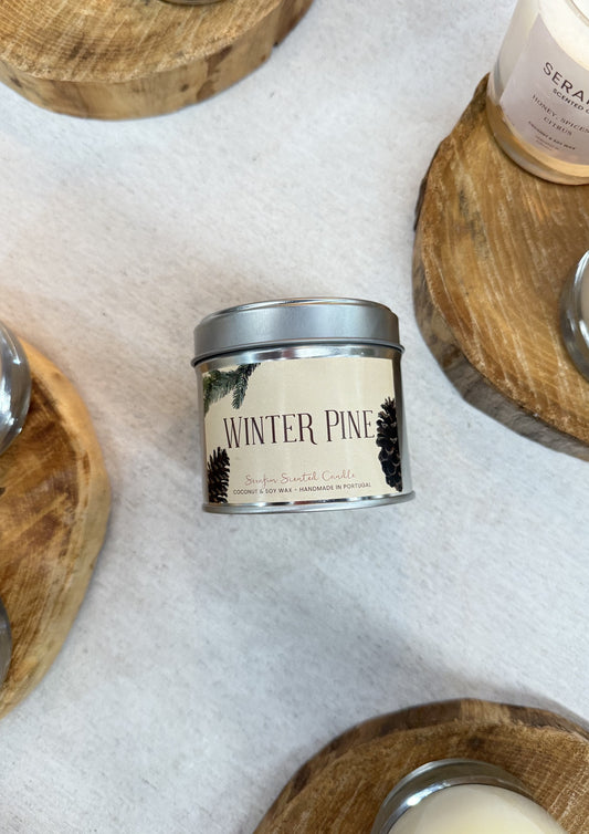 Vela aromática em lata 220gr Winter Pine