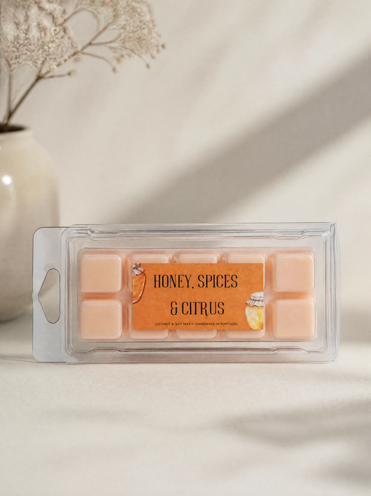 Wax Melts Mel, Especiarias & Citrinos